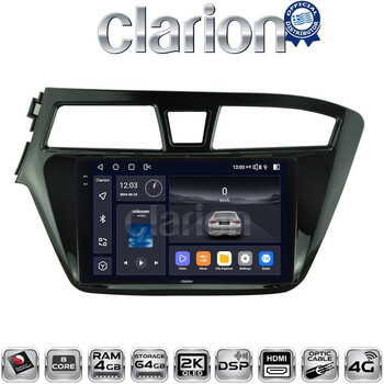CLARION GL74517 Οθόνη OEM Multimedia Αυτοκινήτου για Hyundai i20 2015> (CarPlay/AndroidAuto/BT/GPS/WIFI/GPRS) electriclife