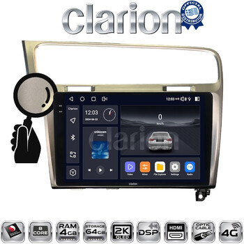 CLARION GL74591S Οθόνη OEM Multimedia Αυτοκινήτου για 0 (CarPlay/AndroidAuto/BT/GPS/WIFI/GPRS) electriclife