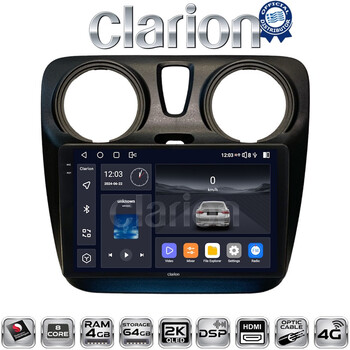 CLARION GL74657 Οθόνη OEM Multimedia Αυτοκινήτου για Dacia Dokker 2012 > (CarPlay/AndroidAuto/BT/GPS/WIFI/GPRS) electriclife