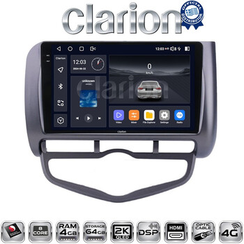 CLARION GL74731 Οθόνη OEM Multimedia Αυτοκινήτου για Honda Jazz 2003 - 2008 (CarPlay/AndroidAuto/BT/GPS/WIFI/GPRS) electriclife
