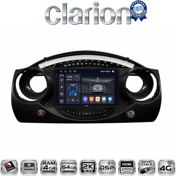 CLARION GL74832 Οθόνη OEM Multimedia Αυτοκινήτου για MINI COOPER 2001 > 2007 (CarPlay/AndroidAuto/BT/GPS/WIFI/GPRS) electriclife