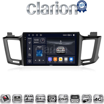CLARION GL74947 Οθόνη OEM Multimedia Αυτοκινήτου για TOYOTA RAV 4  2013 > 2020 (CarPlay/AndroidAuto/BT/GPS/WIFI/GPRS) electriclife