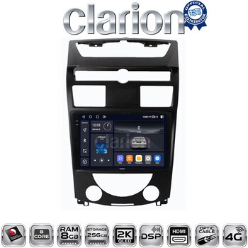 CLARION GL75014 Οθόνη OEM Multimedia Αυτοκινήτου για Ssangyong Rexton 2006>2015(CarPlay/AndroidAuto/BT/GPS/WIFI/GPRS) electriclife