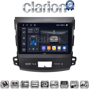 CLARION GL75056 Οθόνη OEM Multimedia Αυτοκινήτου για OUTLANDER, C CROSSER,4007 2006>2012 (CarPlay/AndroidAuto/BT/GPS/WIFI/GPRS) electriclife