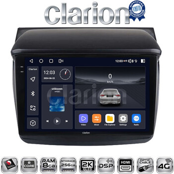 CLARION GL75094 Οθόνη OEM Multimedia Αυτοκινήτου για MITSUBISHI L200 2006 > 2014 (CarPlay/AndroidAuto/BT/GPS/WIFI/GPRS) electriclife