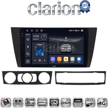 CLARION GL75095 Οθόνη OEM Multimedia Αυτοκινήτου για BMW σειρά 3 (E90-91-92-93) 2005-2012 (CarPlay/AndroidAuto/BT/GPS/WIFI/GPRS) electriclife