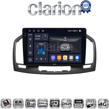 CLARION GL75114 Οθόνη OEM Multimedia Αυτοκινήτου για OPEL INSIGNIA 2007-2013 (CarPlay/AndroidAuto/BT/GPS/WIFI/GPRS) electriclife