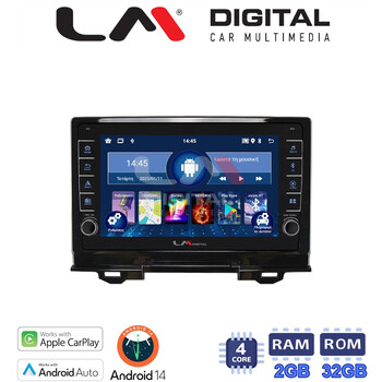 LM Digital - LM ZG4424 GPS Οθόνη OEM Multimedia Αυτοκινήτου για Honda HRV 2021> (CarPlay/AndroidAuto/BT/GPS/WIFI/GPRS) electriclife