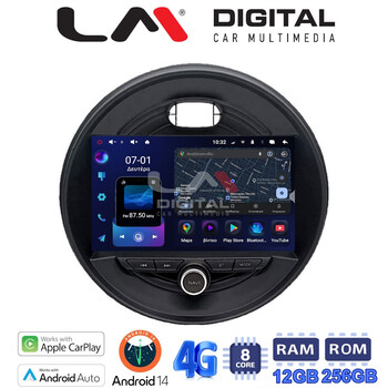 LM ZS8845 GPS Οθόνη OEM Multimedia Αυτοκινήτου για Mini Cooper & Clubman 2015> (CarPlay/AndroidAuto/BT/GPS/WIFI/GPRS) electriclife