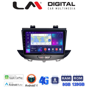 LM Digital - LM ZT8664 GPS Οθόνη OEM Multimedia Αυτοκινήτου για Opel Crossland-Grandland 2017 > (CarPlay/AndroidAuto/BT/GPS/WIFI/GPRS) electriclife