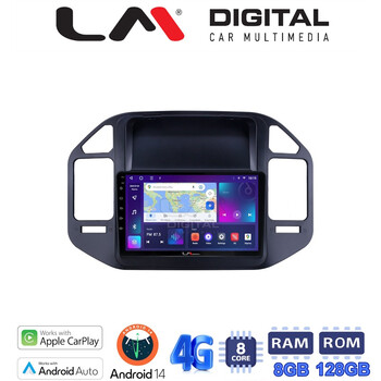 LM Digital - LM ZT8990 GPS Οθόνη OEM Multimedia Αυτοκινήτου για Mitsubishi Pajero 1999 > 2006 (CarPlay/AndroidAuto/BT/GPS/WIFI/GPRS) electriclife