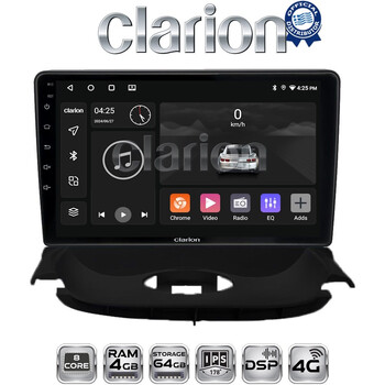 CLARION GL72206UP Οθόνη OEM Multimedia Αυτοκινήτου για Peugeot 206 2002 > 2006 (CarPlay/AndroidAuto/BT/GPS/WIFI/GPRS) electriclife