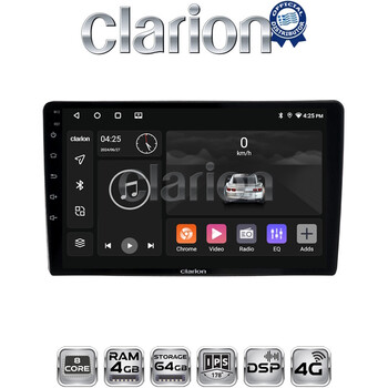 CLARION GL72402UP Οθόνη OEM Multimedia Αυτοκινήτου για Toyota Yaris 1999 > 2005 (CarPlay/AndroidAuto/BT/GPS/WIFI/GPRS) electriclife