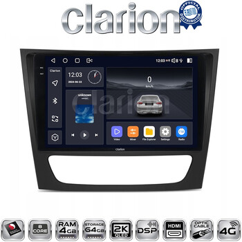 CLARION GL74090 Οθόνη OEM Multimedia Αυτοκινήτου για Mercedes E class (W211) (CarPlay/AndroidAuto/BT/GPS/WIFI/GPRS) electriclife