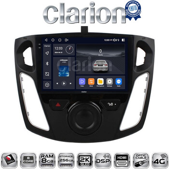 CLARION GL75150 Οθόνη OEM Multimedia Αυτοκινήτου για FORD FOCUS 2015>2018 (CarPlay/AndroidAuto/BT/GPS/WIFI/GPRS) electriclife