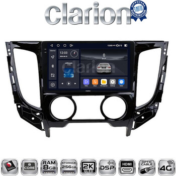 CLARION GL75230B Οθόνη OEM Multimedia Αυτοκινήτου για Mitsubishi L200 2014 >Μόνο για αυτοκίνητα με Κλιματισμό (CarPlay/AndroidAuto/BT/GPS/WIFI/GPRS) electriclife