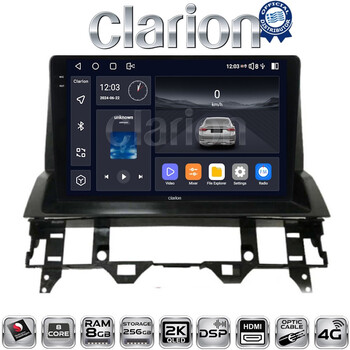 CLARION GL75437 Οθόνη OEM Multimedia Αυτοκινήτου για MAZDA 6 2002 > 2005 (CarPlay/AndroidAuto/BT/GPS/WIFI/GPRS) electriclife