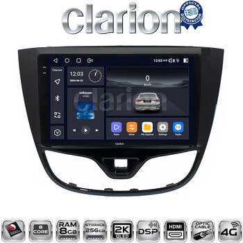 CLARION GL75479 Οθόνη OEM Multimedia Αυτοκινήτου για OPEL KARL 2014-2019 (CarPlay/AndroidAuto/BT/GPS/WIFI/GPRS) electriclife