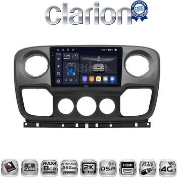 CLARION GL75503 Οθόνη OEM Multimedia Αυτοκινήτου για NISSAN NV400 2011 > 2020
OPEL Movano 2011> 2020
RENAULT Master III 2010 > 2019 (CarPlay/AndroidAuto/BT/GPS/WIFI/GPRS) electriclife