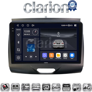 CLARION GL75576A Οθόνη OEM Multimedia Αυτοκινήτου για Ford Ranger 2015 > 2020 (CarPlay/AndroidAuto/BT/GPS/WIFI/GPRS) electriclife