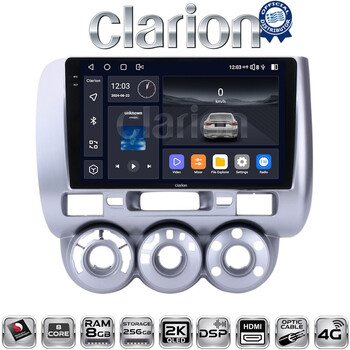 CLARION GL75730 Οθόνη OEM Multimedia Αυτοκινήτου για HONDA JAZZ 2002>2009 (CarPlay/AndroidAuto/BT/GPS/WIFI/GPRS) electriclife