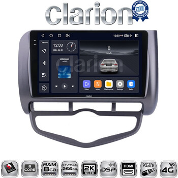 CLARION GL75731 Οθόνη OEM Multimedia Αυτοκινήτου για Honda Jazz 2003 - 2008 (CarPlay/AndroidAuto/BT/GPS/WIFI/GPRS) electriclife