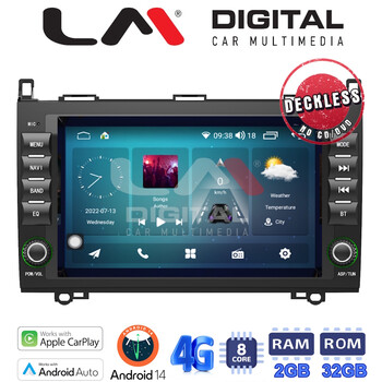 LM Digital - LM E8068 GPS Οθόνη OEM Multimedia Αυτοκινήτου για MERCEDESA (W169) 2004>2012B (W245) 2005>2012SPRINTER-VITO-VIANO 2004>2019 (CarPlay/AndroidAuto/BT/GPS/WIFI/GPRS) electriclife