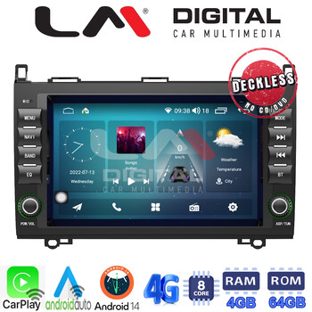 LM Digital - LM Q8068 GPS Οθόνη OEM Multimedia Αυτοκινήτου για MERCEDESA (W169) 2004>2012B (W245) 2005>2012SPRINTER-VITO-VIANO 2004>2019 (CarPlay/AndroidAuto/BT/GPS/WIFI/GPRS) electriclife