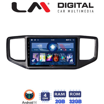 LM Digital - LM ZL4486 GPS Οθόνη OEM Multimedia Αυτοκινήτου για VW Amarok 2017 > 2021 (BT/GPS/WIFI/GPRS) electriclife