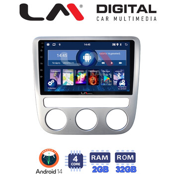 LM Digital - LM ZL4488 GPS Οθόνη OEM Multimedia Αυτοκινήτου για VW Scirocco & Eos 2008 > 2013 (BT/GPS/WIFI/GPRS) electriclife