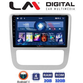 LM Digital - LM ZL4489 GPS Οθόνη OEM Multimedia Αυτοκινήτου για VW Scirocco & Eos 2008 > 2013 (BT/GPS/WIFI/GPRS) electriclife