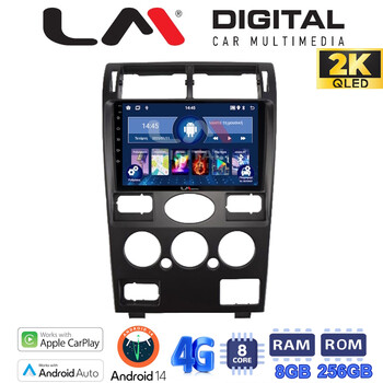LM Digital - LM ZQ8105 GPS Οθόνη OEM Multimedia Αυτοκινήτου για Ford Mondeo 2003 > 2006 (CarPlay/AndroidAuto/BT/GPS/WIFI/GPRS) electriclife