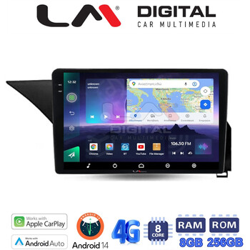 LM Digital - LM ZQ8888 GPS Οθόνη OEM Multimedia Αυτοκινήτου για Mercedes GLK 2008 > 2015 (CarPlay/AndroidAuto/BT/GPS/WIFI/GPRS) electriclife
