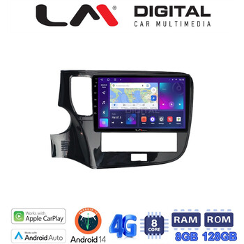 LM Digital - LM ZT8894 GPS Οθόνη OEM Multimedia Αυτοκινήτου για Mitsubishi Outlander 2020 > (CarPlay/AndroidAuto/BT/GPS/WIFI/GPRS) electriclife