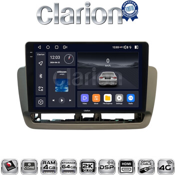 CLARION GL74346 Οθόνη OEM Multimedia Αυτοκινήτου για Seat Ibiza 2012 > 2015 (CarPlay/AndroidAuto/BT/GPS/WIFI/GPRS) electriclife