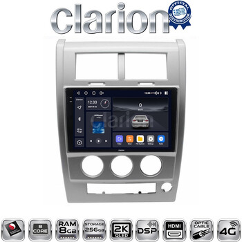 CLARION GL75334 Οθόνη OEM Multimedia Αυτοκινήτου για Jeep Cherokee KK 2008 > 2014 (CarPlay/AndroidAuto/BT/GPS/WIFI/GPRS) electriclife