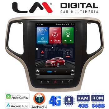 LM Digital - LM TC8234 GPS Οθόνη OEM Multimedia τυπου Tesla 9,7inch Jepp Grand Cherokee 2014 > (CarPlay/AndroidAuto/BT/GPS/WIFI/GPRS) electriclife