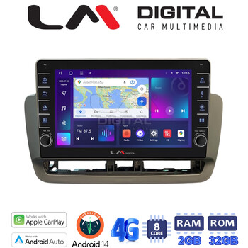 LM Digital - LM ZG8346 GPS Οθόνη OEM Multimedia Αυτοκινήτου για Seat Ibiza 2012 > 2015 (CarPlay/AndroidAuto/BT/GPS/WIFI/GPRS) electriclife