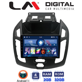 LM Digital - LM ZL4858 GPS Οθόνη OEM Multimedia Αυτοκινήτου για Ford Transit 2013 > 2015 (BT/GPS/WIFI/GPRS) electriclife