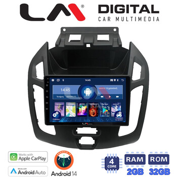 LM Digital - LM ZN4858 GPS Οθόνη OEM Multimedia Αυτοκινήτου για Ford Transit 2013 > 2015 (CarPlay/AndroidAuto/BT/GPS/WIFI/GPRS) electriclife
