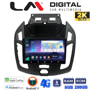 LM Digital - LM ZQ8858 GPS Οθόνη OEM Multimedia Αυτοκινήτου για Ford Transit 2013 > 2015 (CarPlay/AndroidAuto/BT/GPS/WIFI/GPRS) electriclife