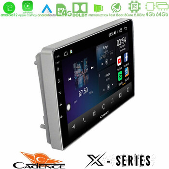 Cadence x Series Opel Astra/corsa/antara/zafira 8core Android12 4+64gb Navigation Multimedia Tablet 9" u-x-Op0697