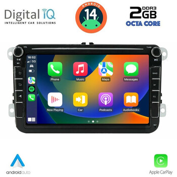 DIGITAL IQ BLF 379_CPA (8" DECK) MULTIMEDIA SYSTEM for VW - SKODA - SEAT mod. 2004-2014