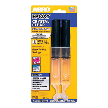 Abro EP-300 Εποξική Κόλλα Διάφανη 5min σε Σύριγγα 25ml