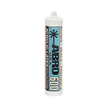 Abro AS-600 Ακριλική Σιλικόνη Λευκή 495gr