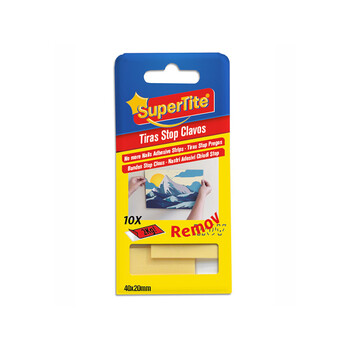Supertite 1250 Αυτοκόλλητες Ταινίες Διπλής Όψης 20x40mm 10TMX