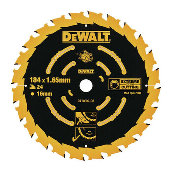 Dewalt DT10302 Δίσκος Kοπής για Ξύλο 184mm X 24 Δόντια