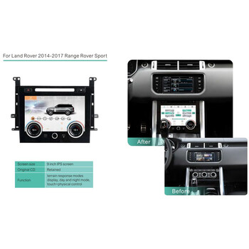 DIQ FZ 2006 TOUCHSCREEN CLIMATE CONTROL PANEL (WITH CD) for RANGE ROVER SPORT L494 mod. 2013-2017