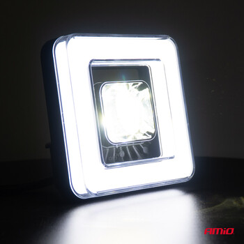 04198/AM ΠΡΟΒΟΛΕΑΣ ΕΡΓΑΣΙΑΣ ΤΕΤΡΑΓΩΝΟΣ LED 45W 9-36V 8.000lm 6.500K AWL57 AMIO - 1 ΤΕΜ.