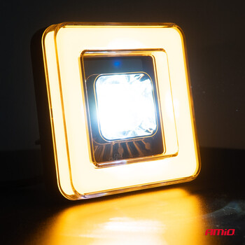 04198/AM ΠΡΟΒΟΛΕΑΣ ΕΡΓΑΣΙΑΣ ΤΕΤΡΑΓΩΝΟΣ LED 45W 9-36V 8.000lm 6.500K AWL57 AMIO - 1 ΤΕΜ.